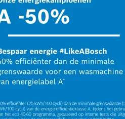 Serie 8 Wasmachine, voorlader 9 kg max. 1400 rpm