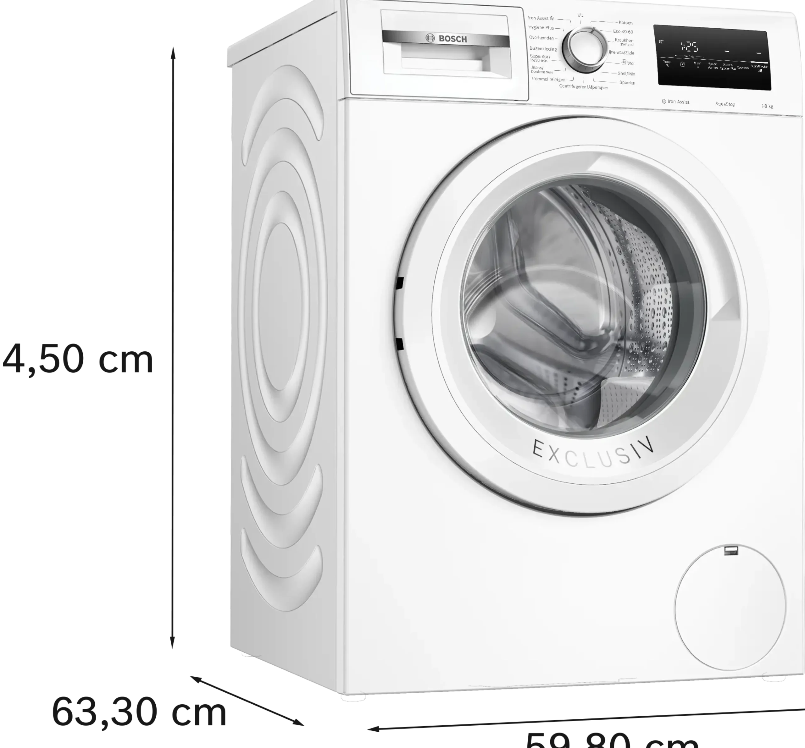 Serie 4 Wasmachine, voorlader 9 kg max. 1400 rpm