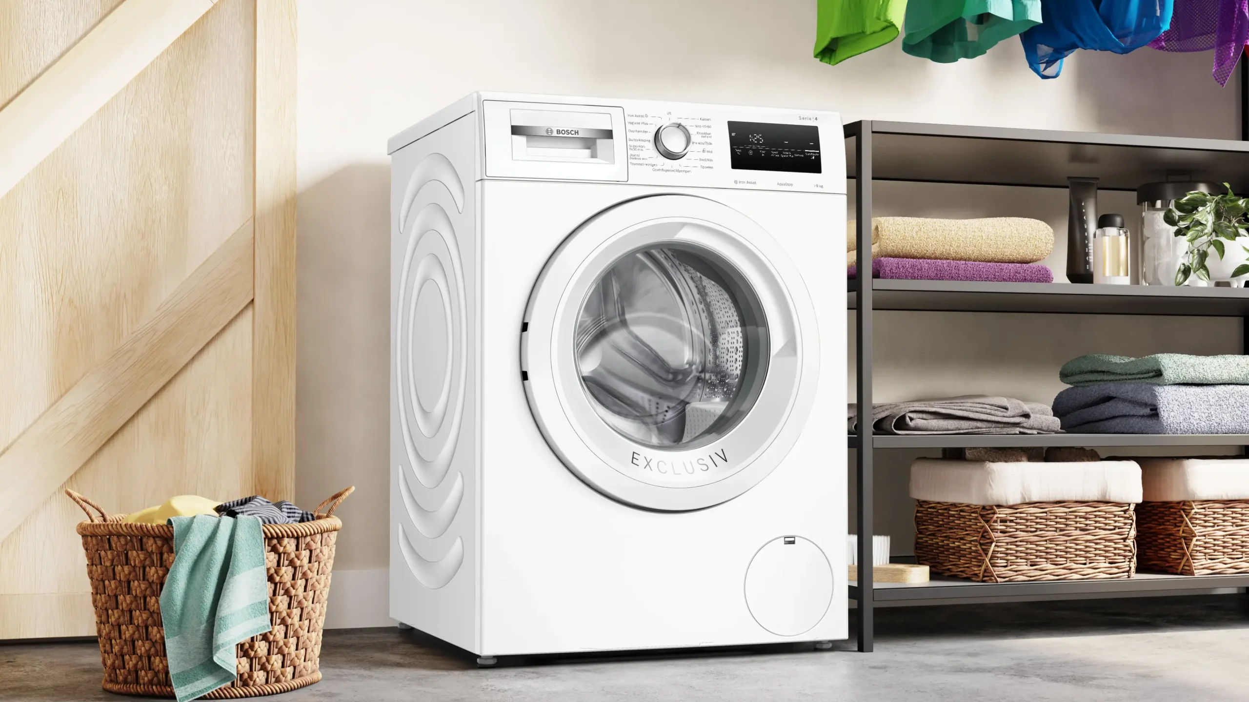 Serie 4 Wasmachine, voorlader 9 kg max. 1400 rpm