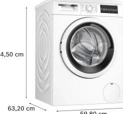 Serie 6 Wasmachine, voorlader 8 kg max. 1400 rpm