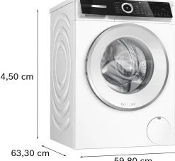 Serie 6 Wasmachine, voorlader 9 kg max. 1600 rpm