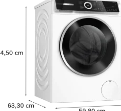 Serie 6 Wasmachine, voorlader 9 kg max. 1600 rpm