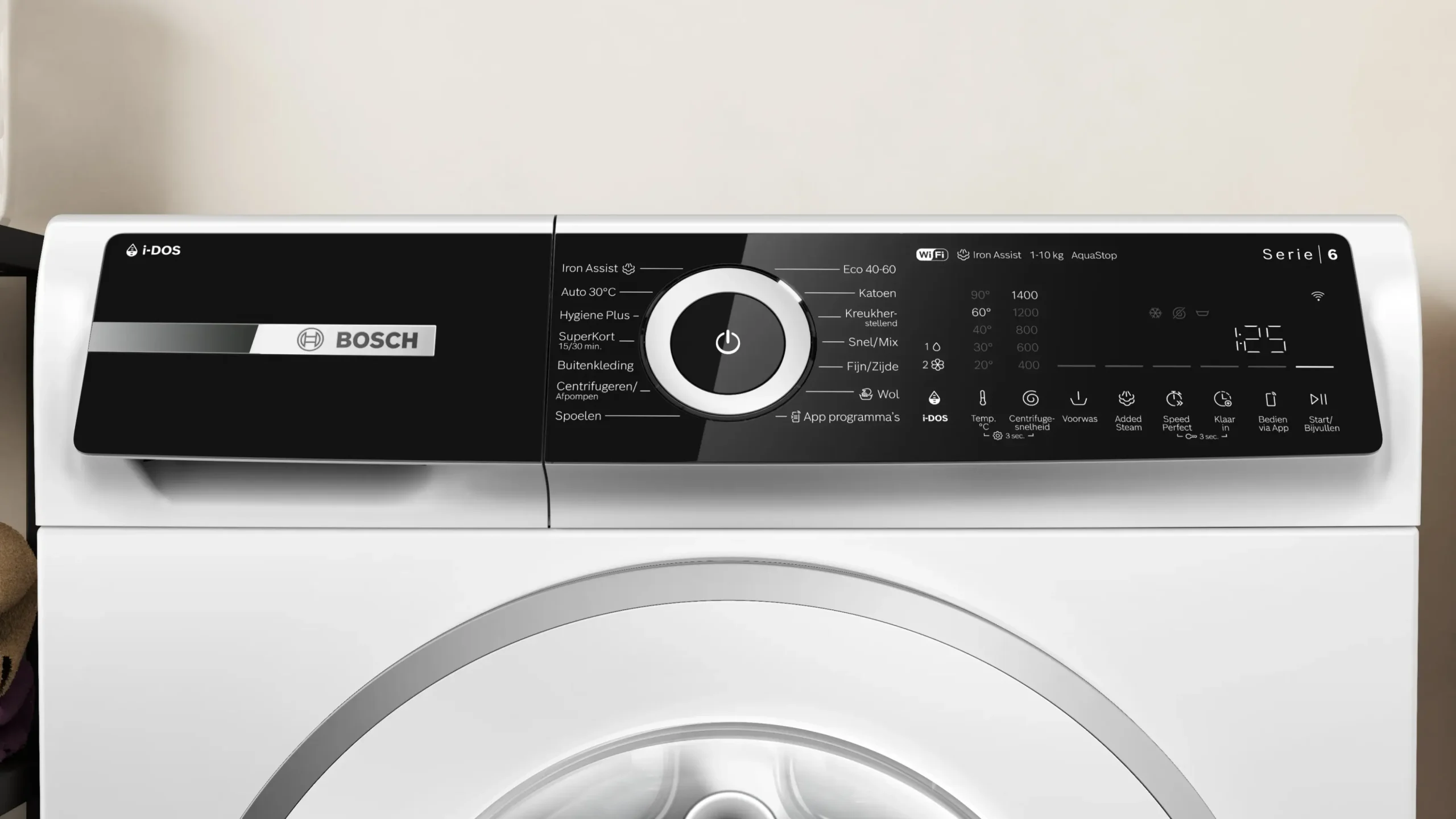 Serie 6 Wasmachine, voorlader 10 kg max. 1400 rpm