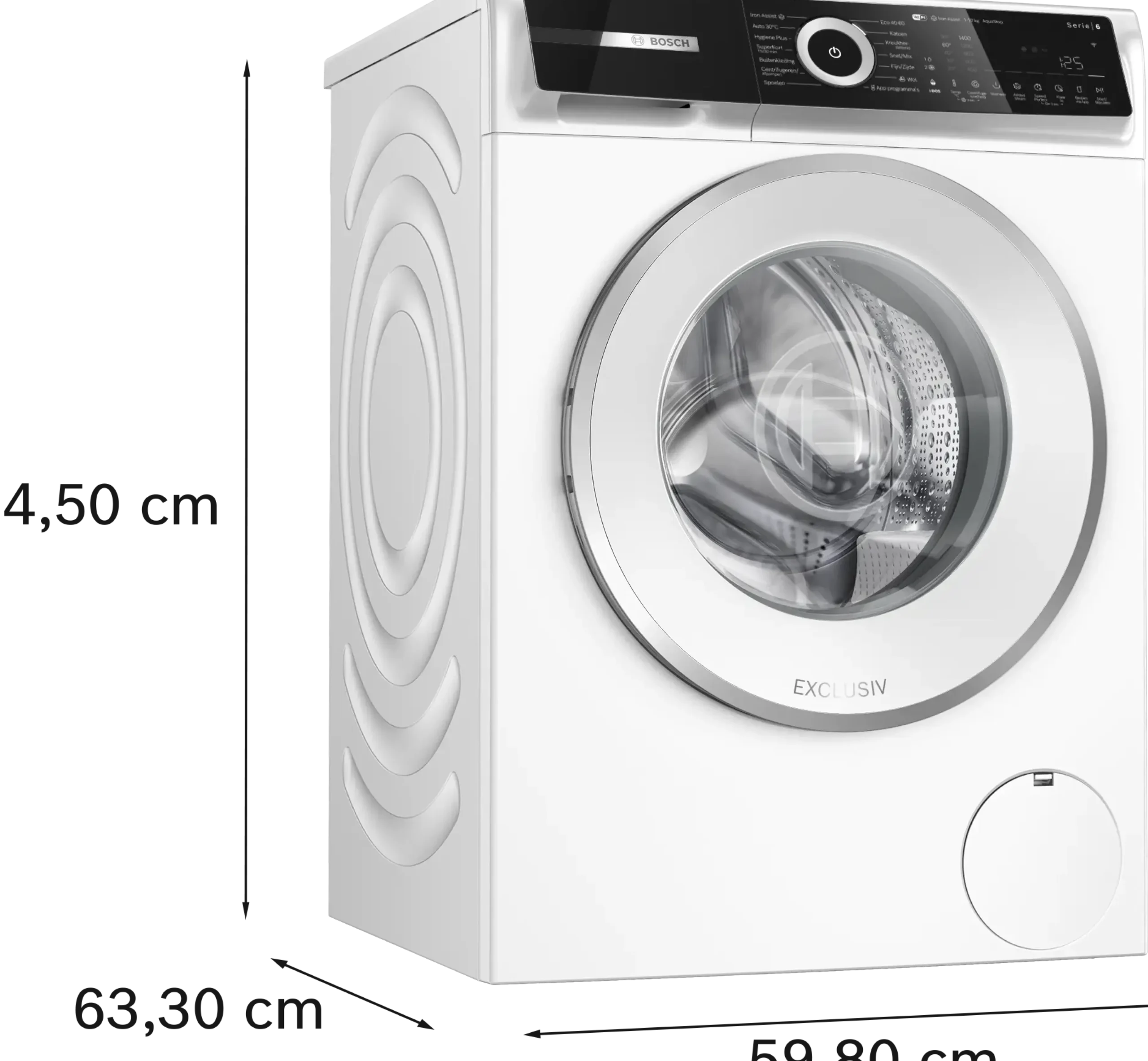 Serie 6 Wasmachine, voorlader 10 kg max. 1400 rpm
