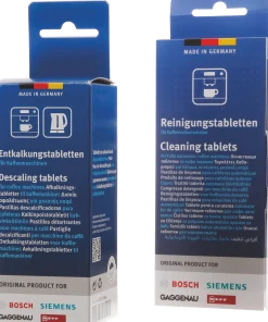00312261 Set bestaande uit reinigings- en ontkalkingstabletten voor volautomatische koffiemachines