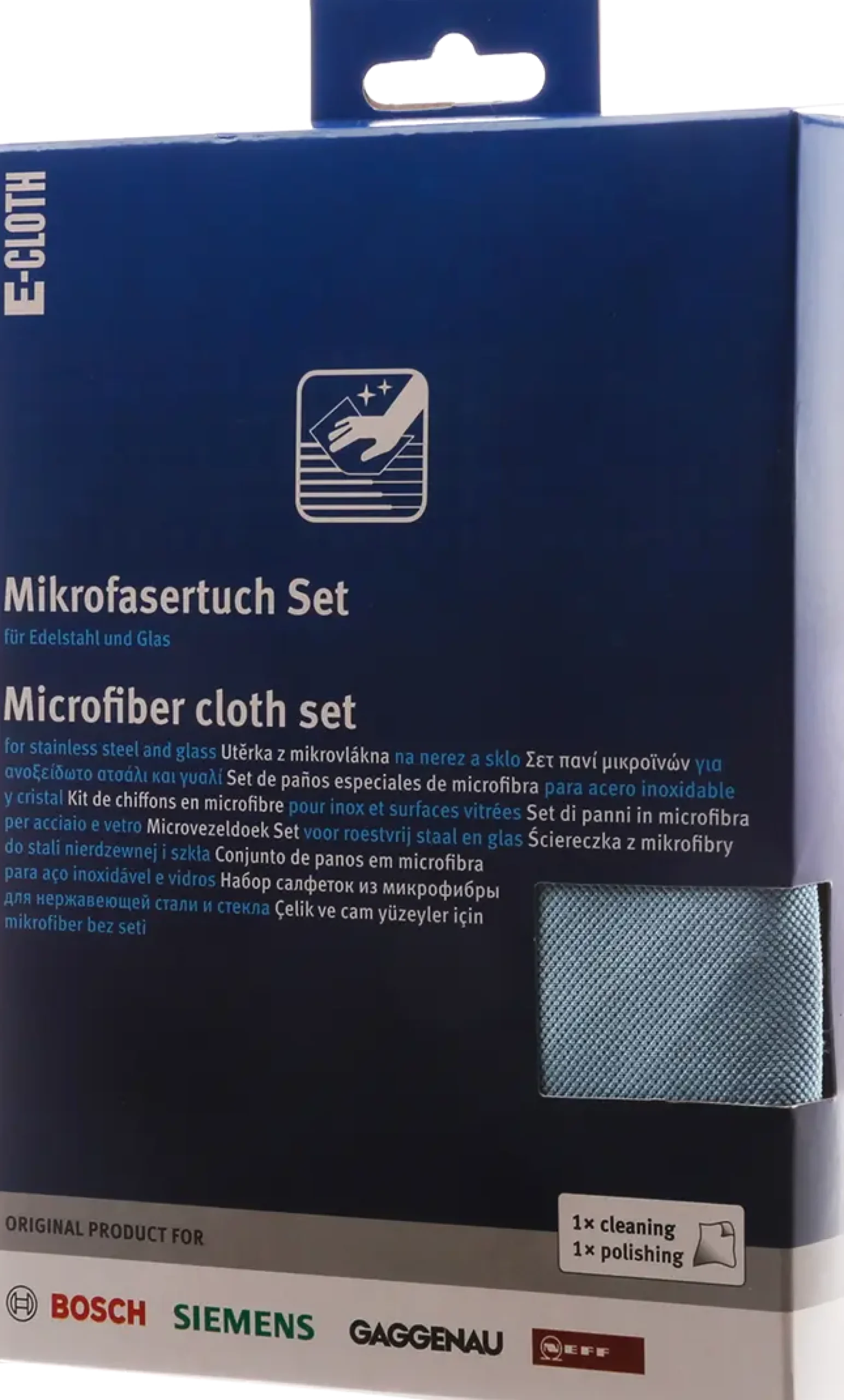 00312327 Set: reinigingsdoek en polijstdoek