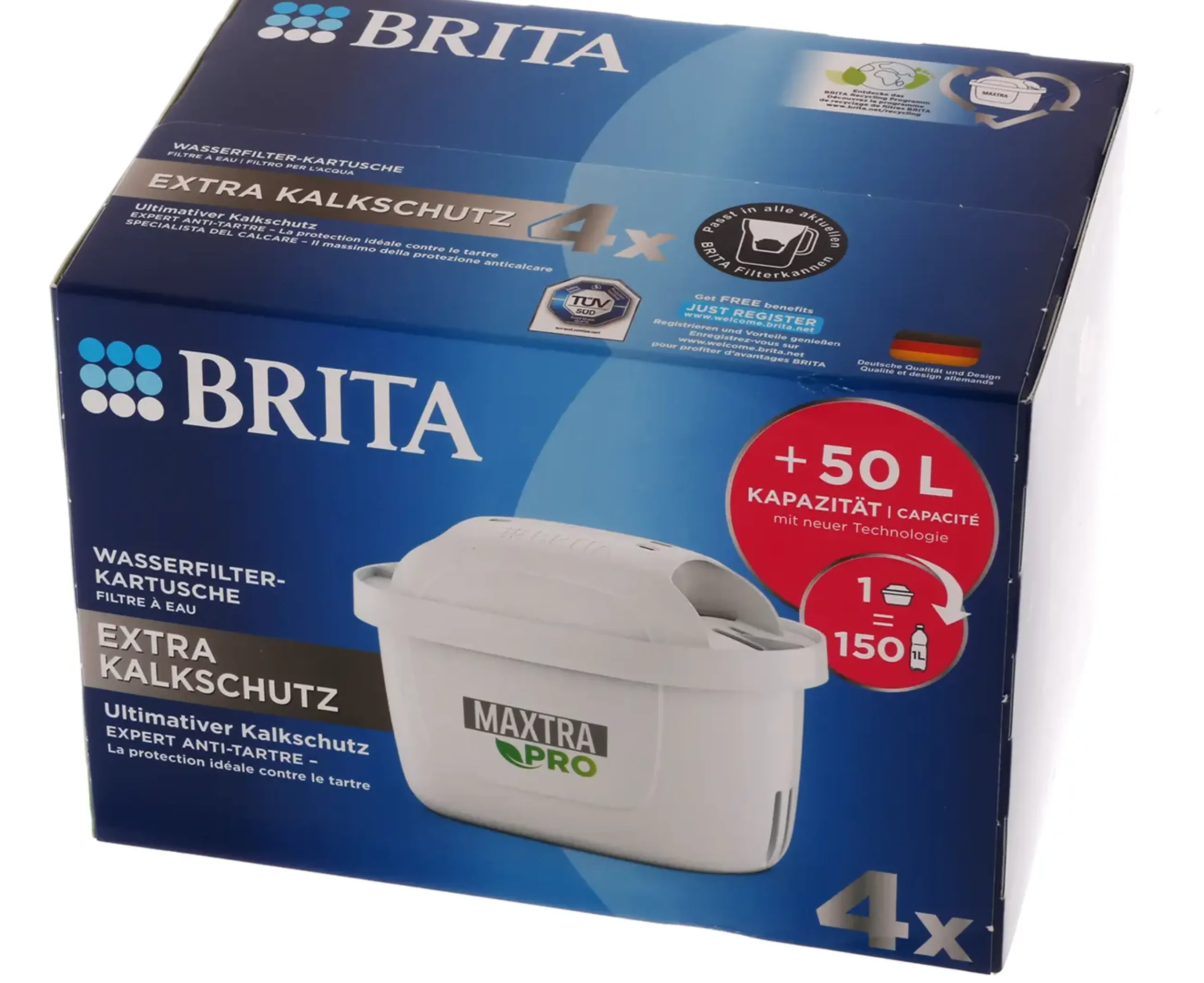 17008157 Set waterfilters - Maxtra Pro Limescale Expert - (4 stuks)