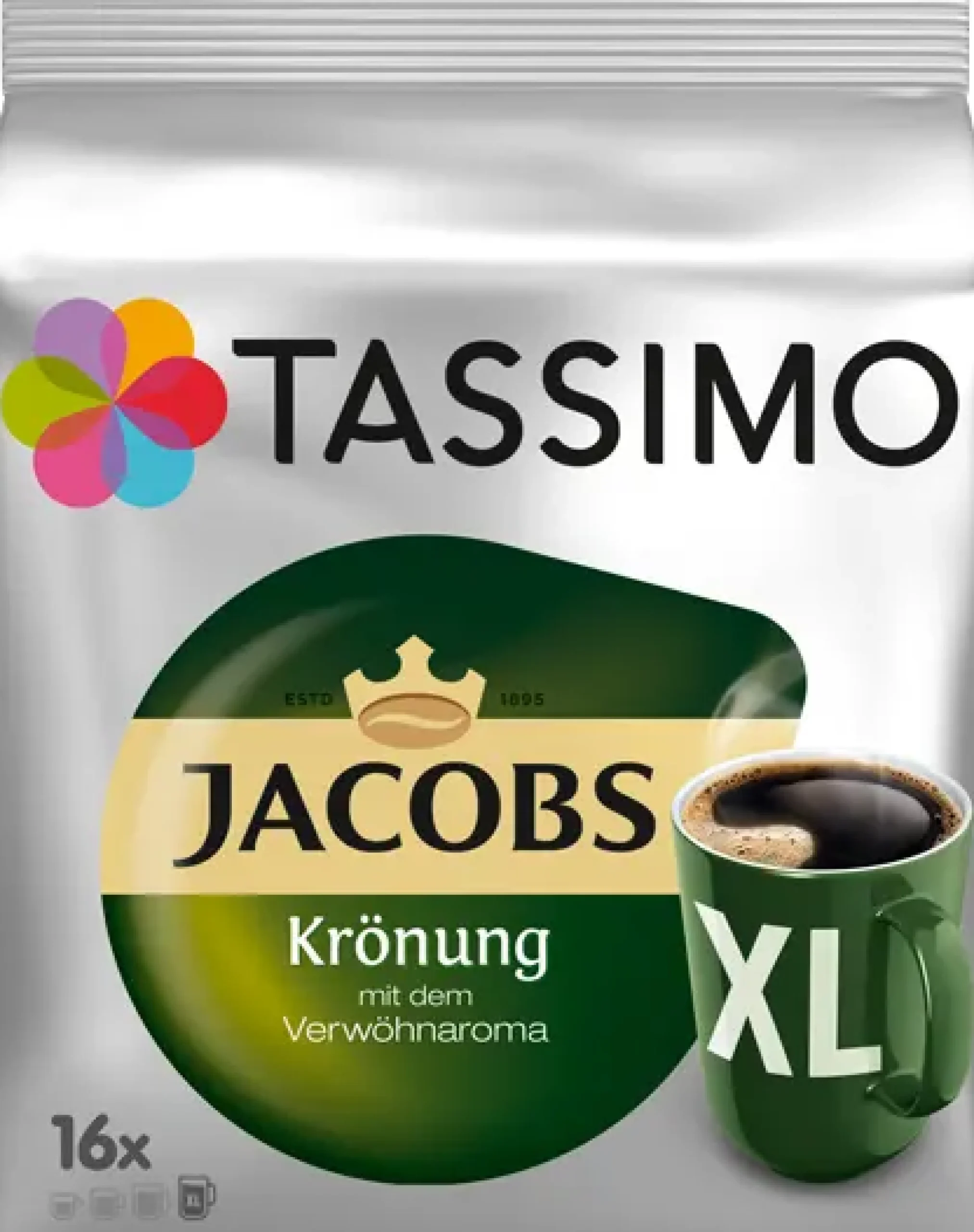 00574791 Tassimo Koffie T-Discs: Jacobs Krönung XL
