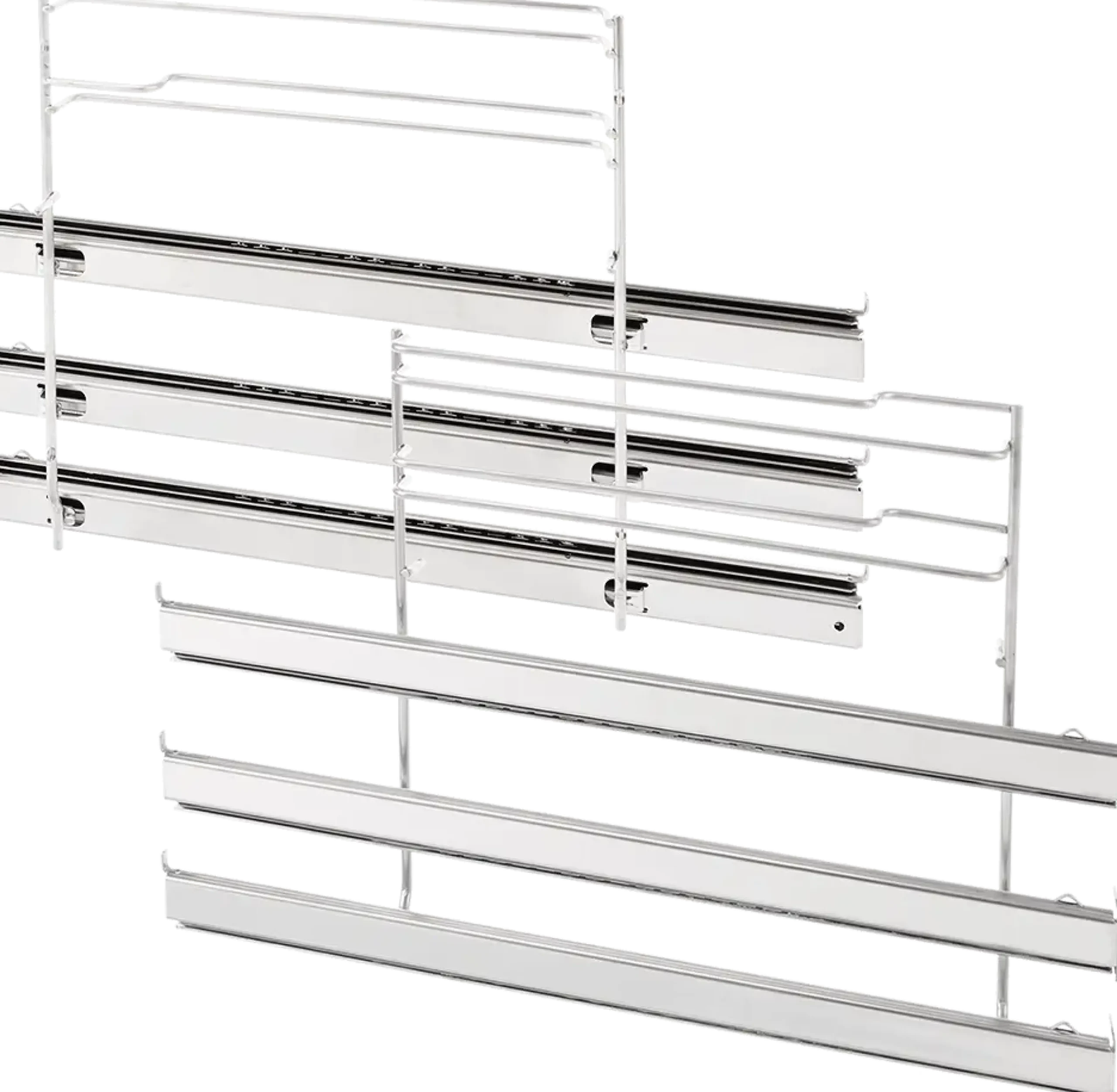 11005093 Telescooprails voor bakovens (3 bakniveaus)