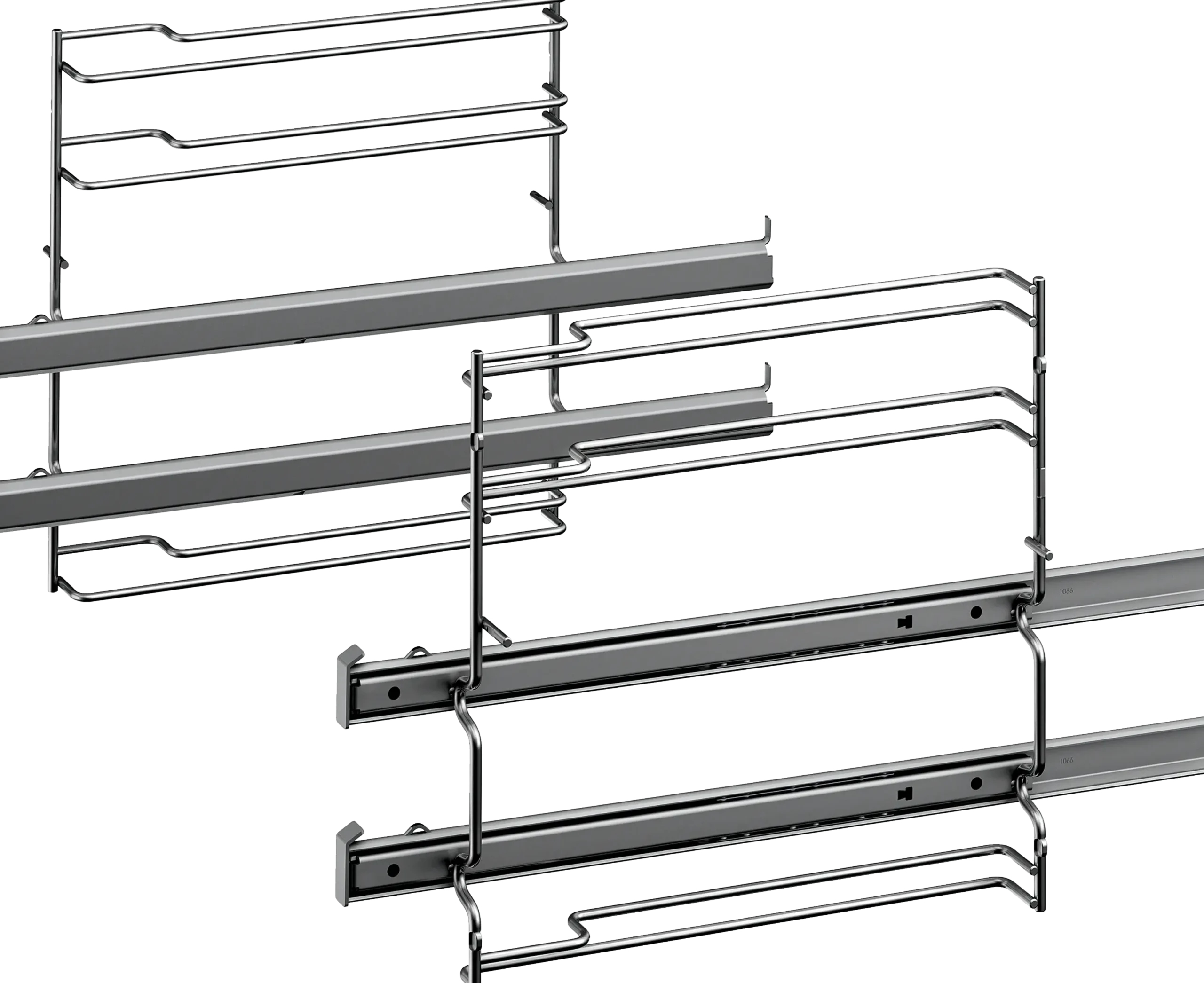 17001568 Telescooprails voor ovens (2 bakniveaus)
