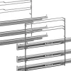 17001405 Telescopische rails 3-voudig geschikt voor ovens