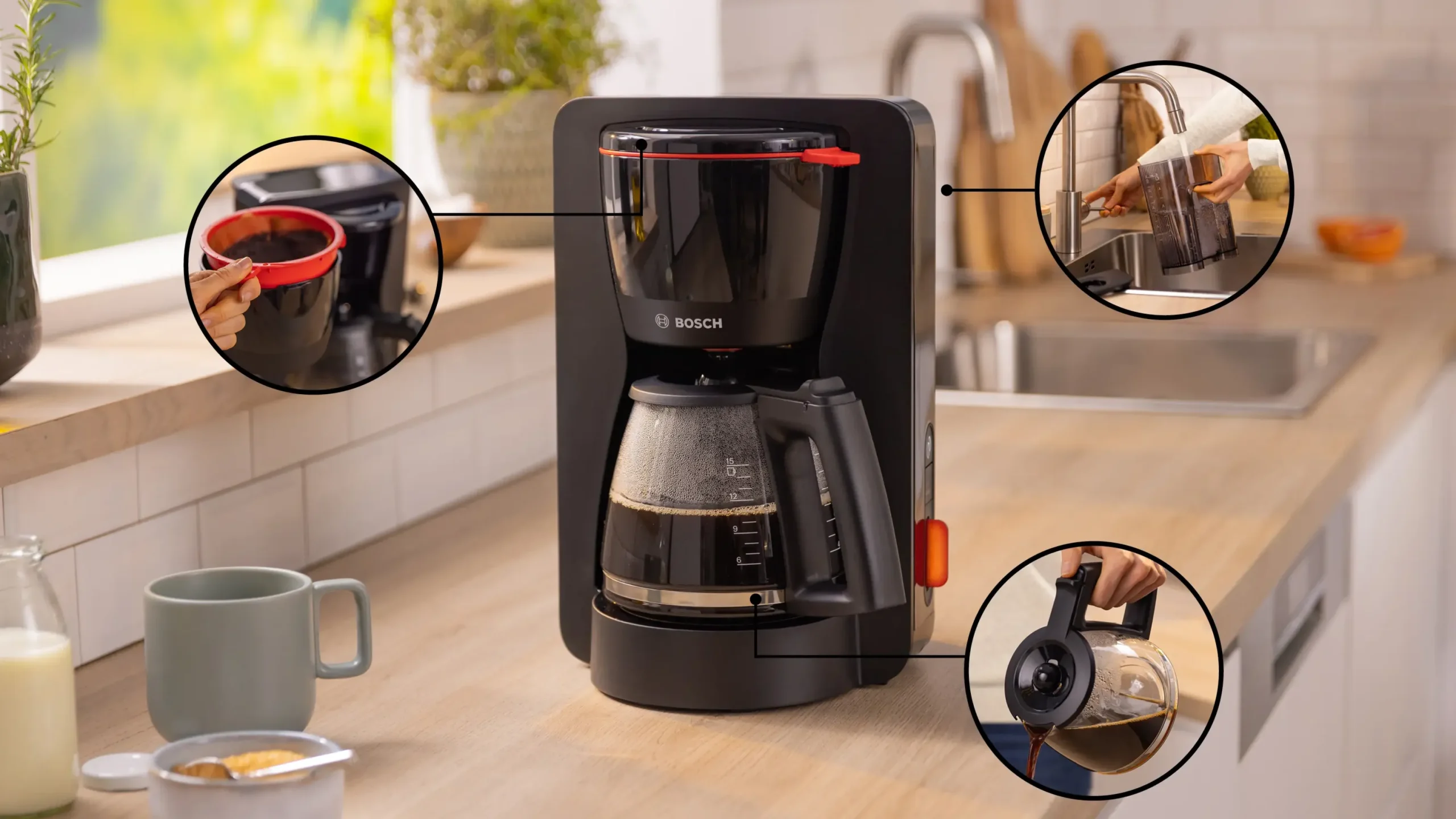 TKA3M133 Koffiezetter MyMoment Zwart