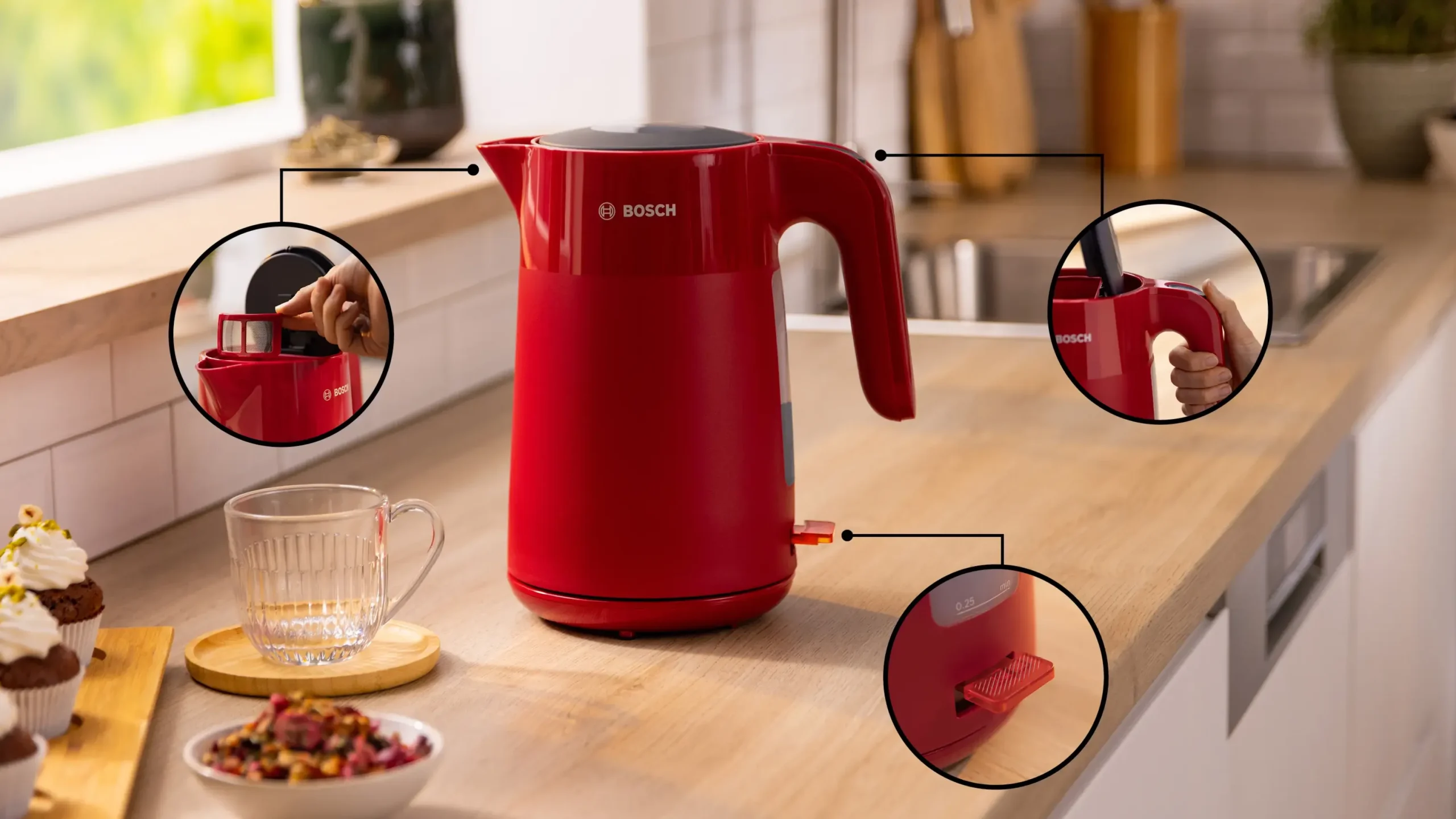 TWK2M164 Waterkoker MyMoment Rood
