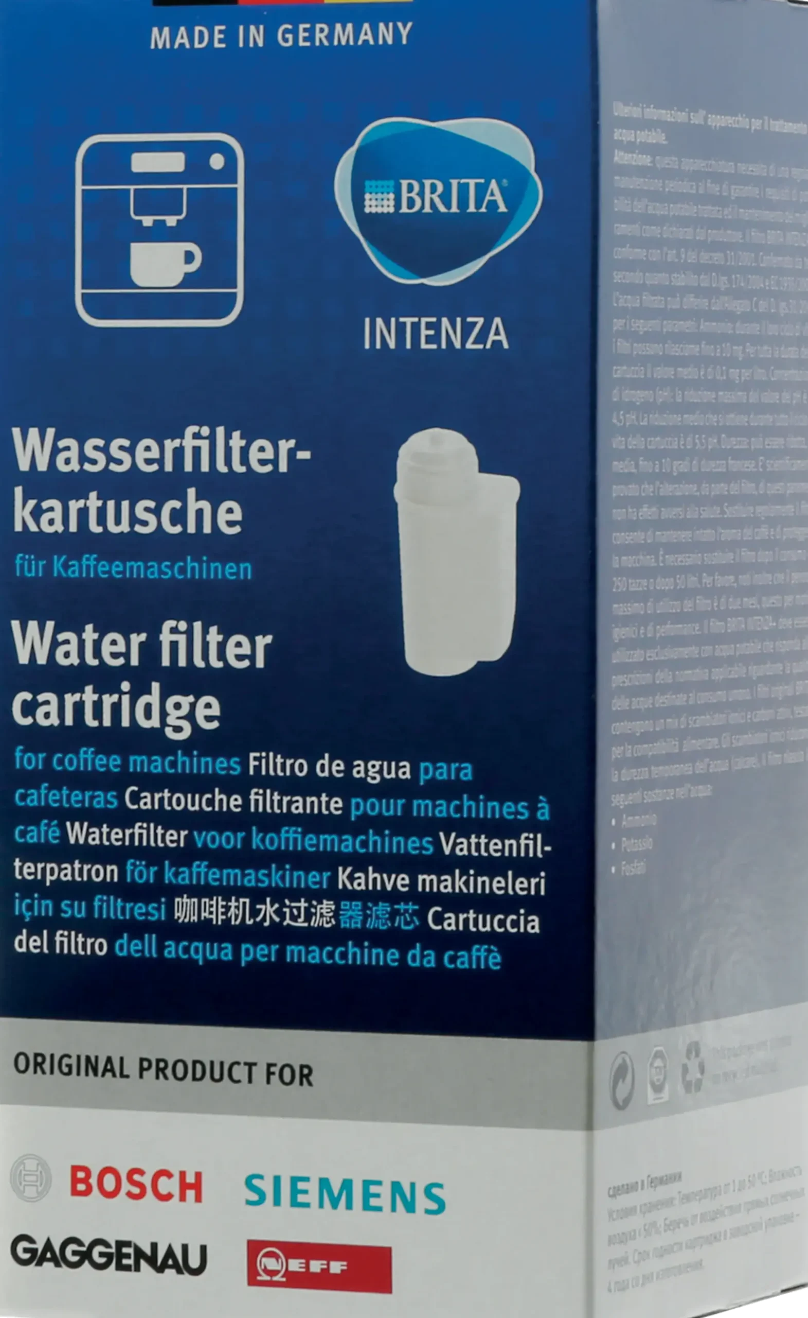 17008835 Water Filter TCZ7003 / TZ70003 Brita Intenza